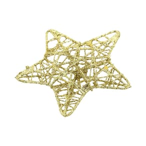 Kit Estrela Arabesco Dourado com 4 Unidades 8cm