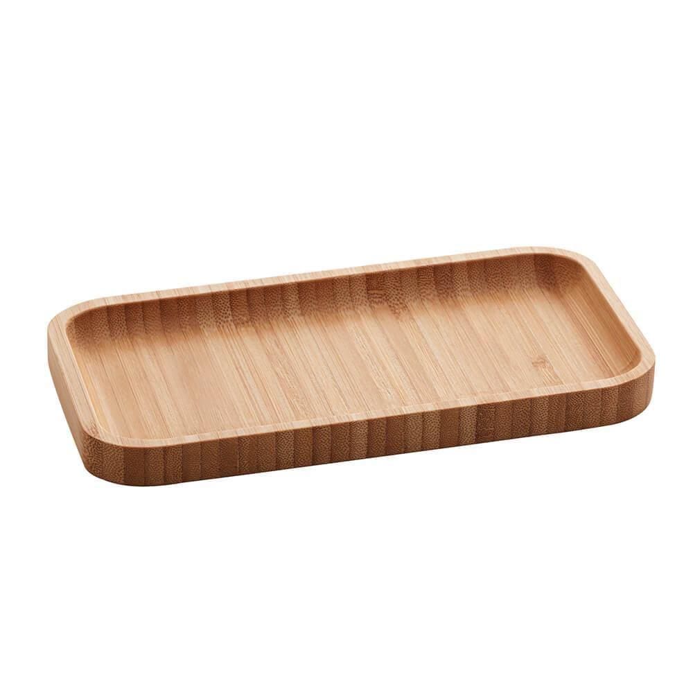 Petisqueira de Bambu Retangular Wire 20x10cm - Lyor