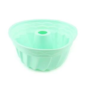 Forma de Silicone Soft Verde Para Bolo ou Pudim 23cm - Fratelli