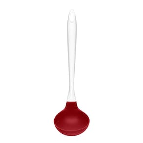 Concha de Silicone com Cabo de Acrílico Vermelha Up Home - UD034
