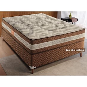 Colchão Casal Molas Ensacadas Samambaia Ecosono 30x138x188cm Rustico Cerejeira