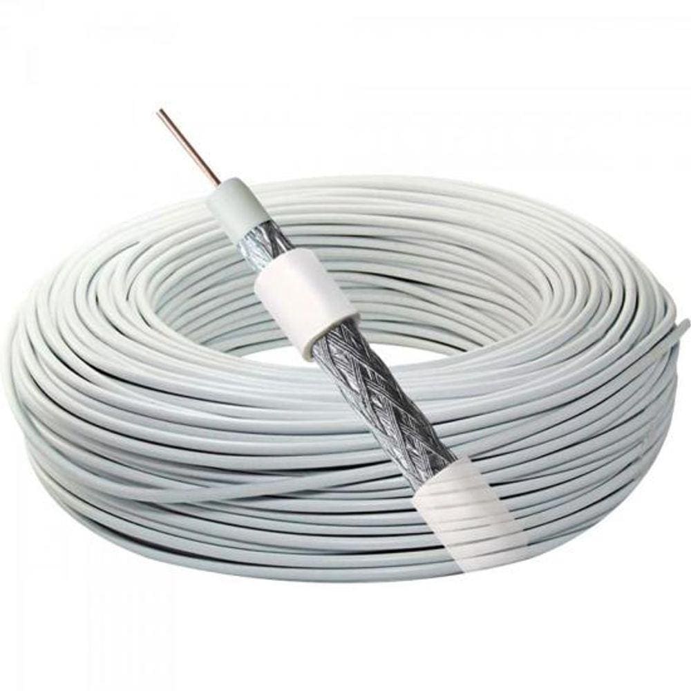 Coaxial 06 Trancado 67% Branco Rolo 100m Megatron
