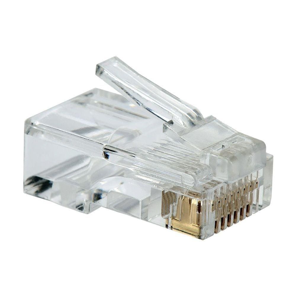 Conector Plug Modular Rj-45 Cabo De Rede Cat6 8x8