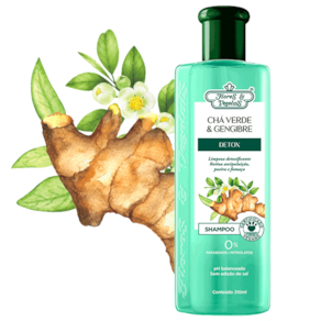 FLORES VEGETAIS DETOX SHAMPOO 310ml CAPILAR