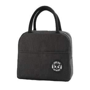 Bolsa Térmica Necessaire Portátil Lancheira Dobrável Preta