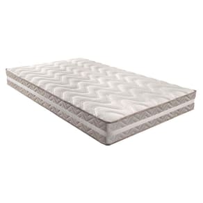 Colchão Queen Quality Ecosono D33 Duoface 26x158x198cm Rustico Prata/Prata