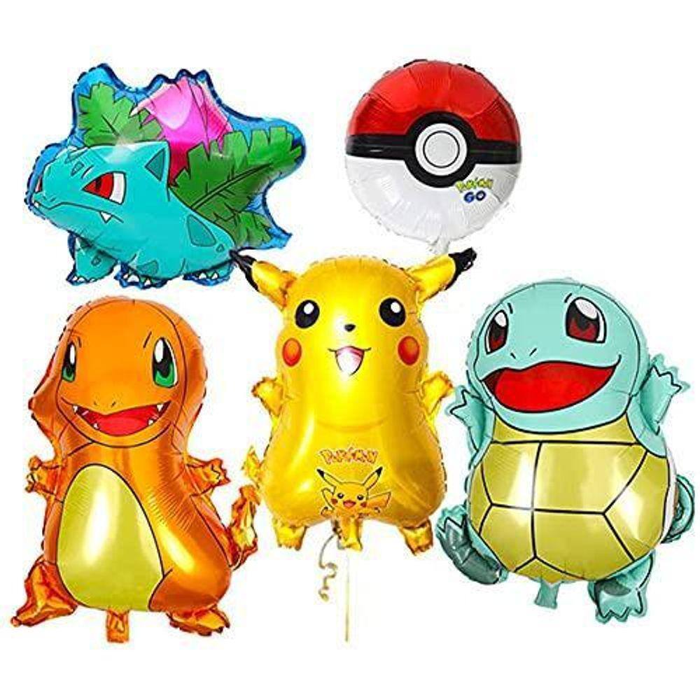 Kit 5 Pelúcias Pokémon Xy - Originais Tomy - Pokemon Raro em