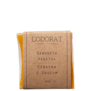 L`ODORAT Cenoura e Urucum - Sabonete em Barra 100g