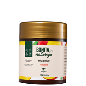Bonita por Natureza Manga e Hibisco - Máscara Capilar 480g