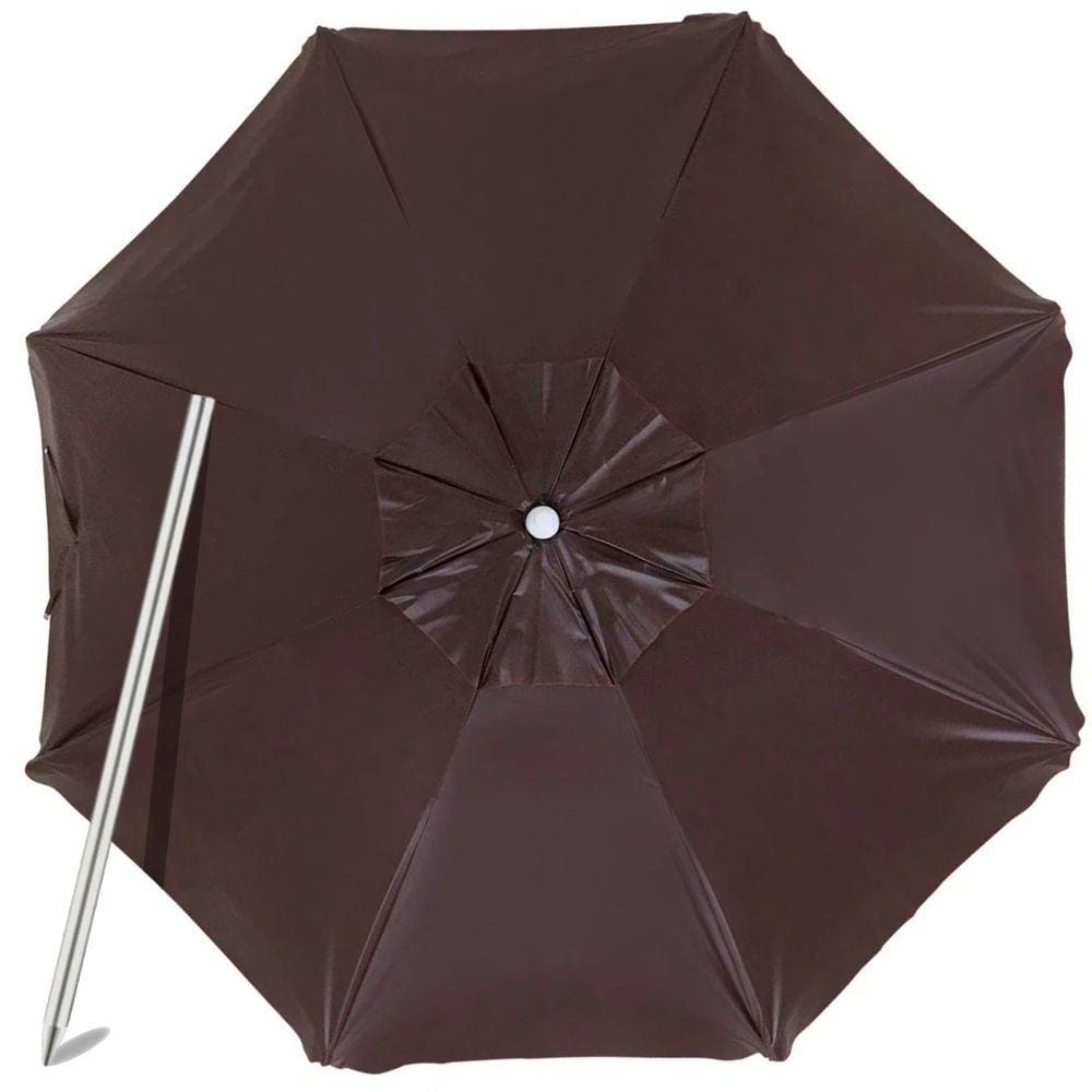 Guarda-Sol Grande Articulado Bagum 2,4M Piscina Praia Pesca