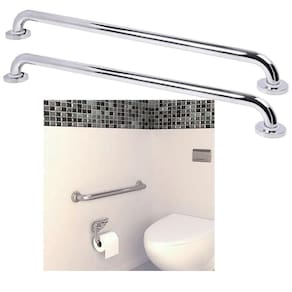 Alça Barra Apoio Kit 2 Uni Inox 70Cm Acessivel