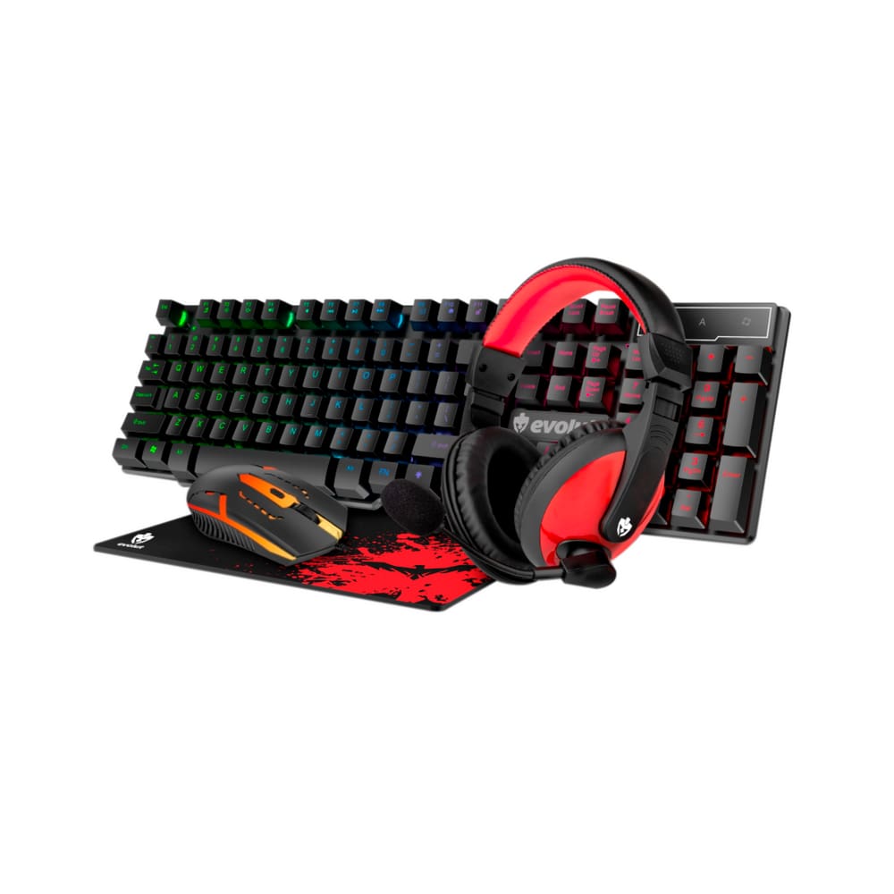 Kit Gamer Teclado Mouse Headset Mouse Pad - OEX Game Combo Argos