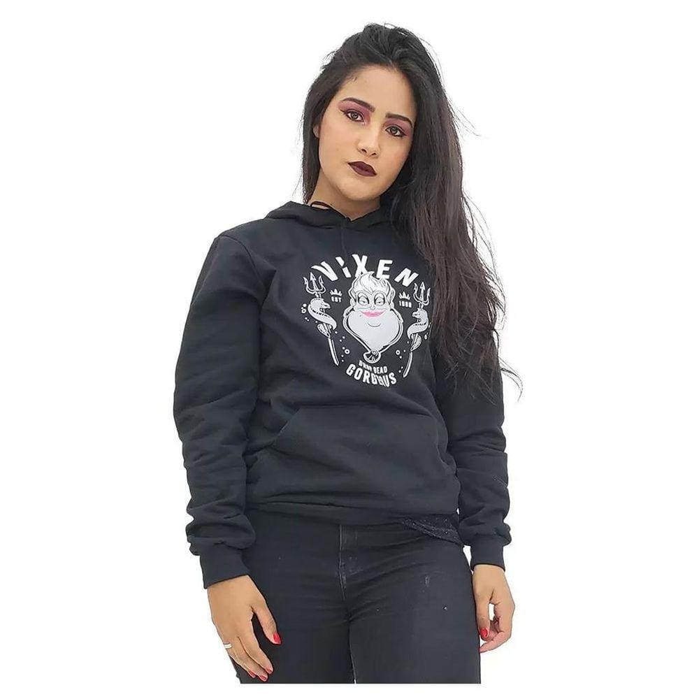 Moletom Villains Ursula - Clube Comix Tamanho G Walt Disney