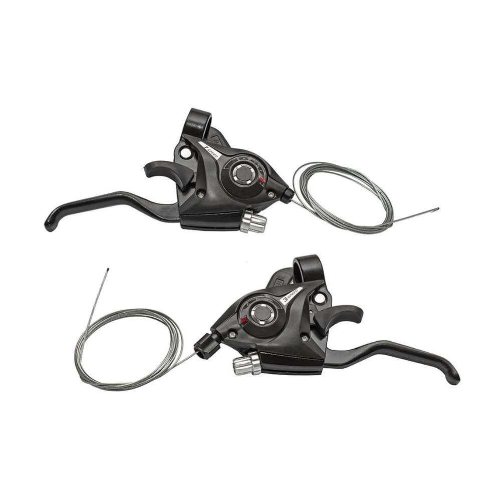 Alavanca 21v tipo shimano manete maçaneta aluminio paco mtb