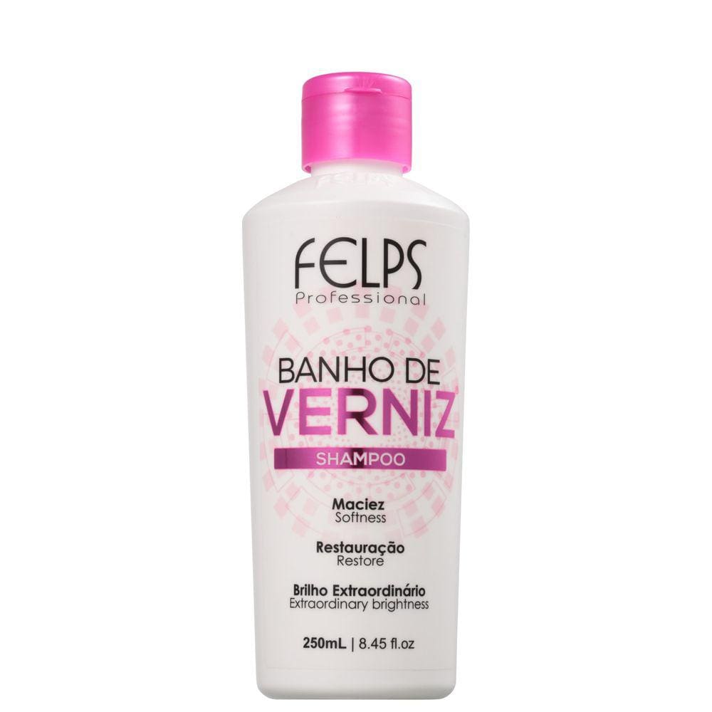 Felps Profissional Banho De Verniz - Shampoo 250ml Blz