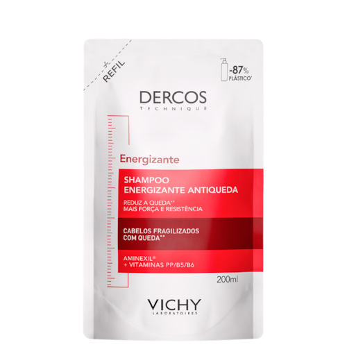 Vichy Dercos Energizante Refil - Shampoo Antiqueda 200ml Menor preço em Vichy Dercos Energizante Refil - Shampoo Antiqueda 200ml
