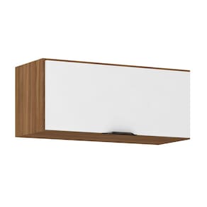 Armário de Cozinha Aéreo 01 Porta 70 cm Firenze Amendola Branco Demóbile