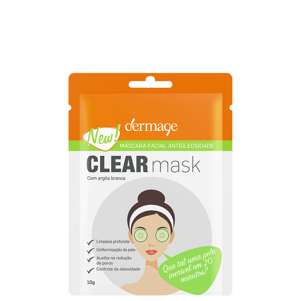 Dermage Clear - Máscara Facial 10g
