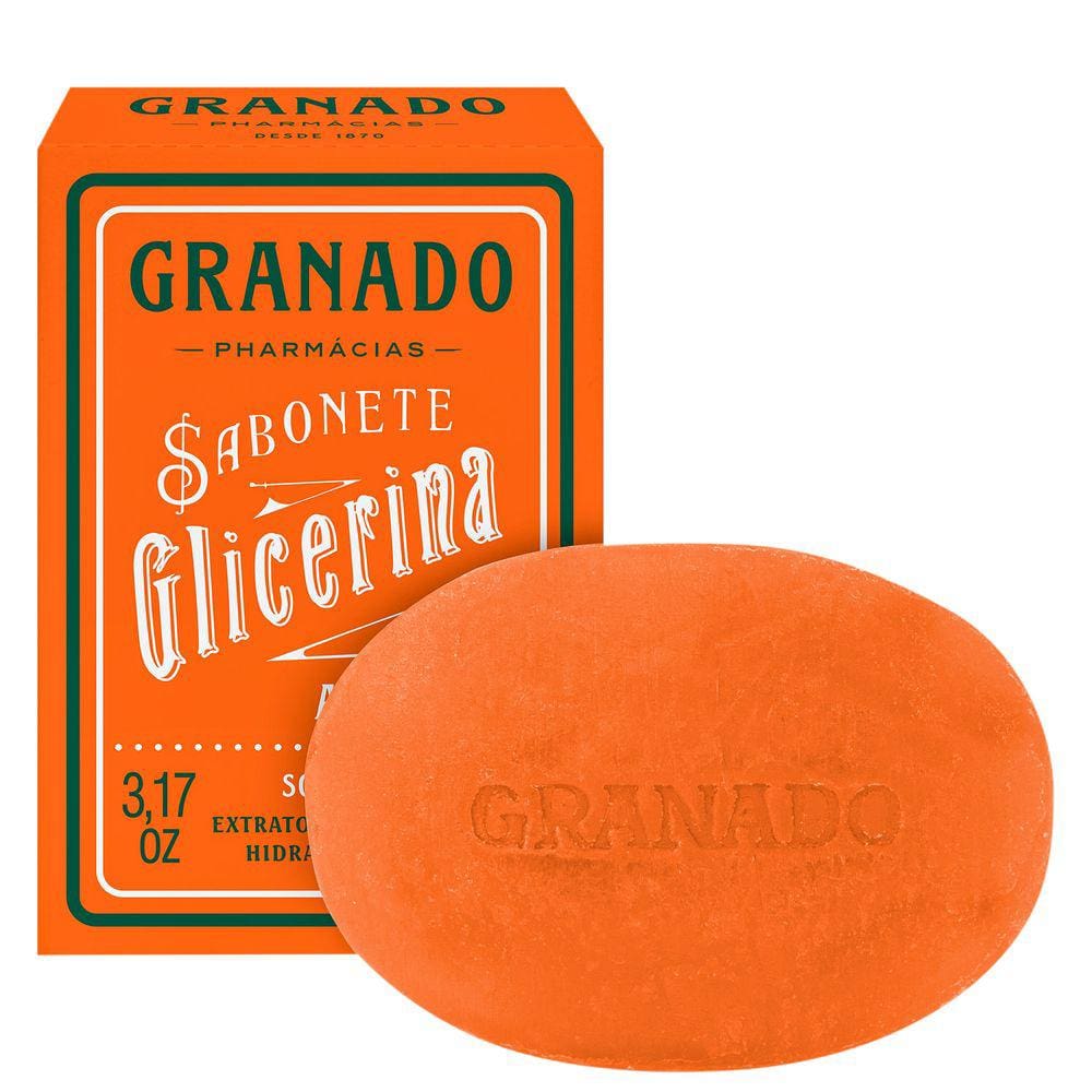 Granado Sabonete Vegetal Glicerina E Amêndoas Em Barra Blz