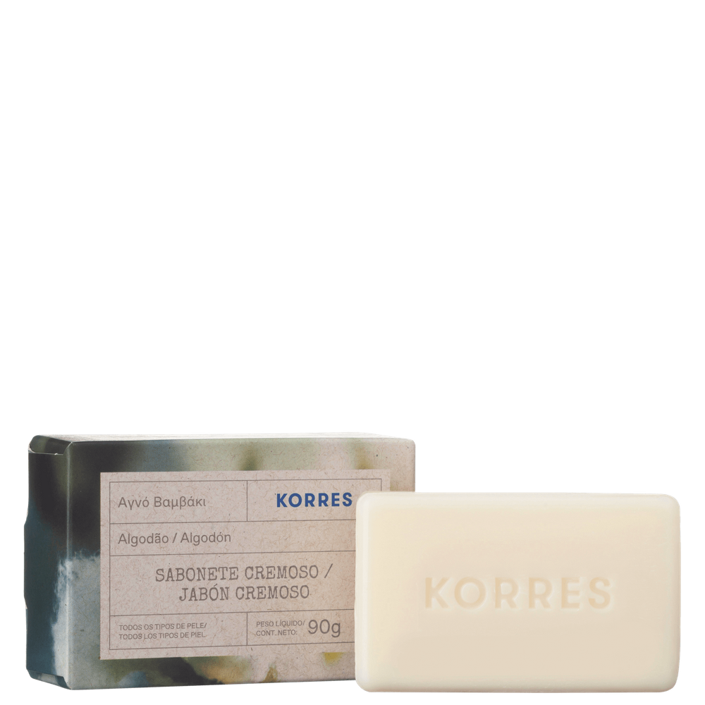 Korres Algodao Puro Sabonete 90G