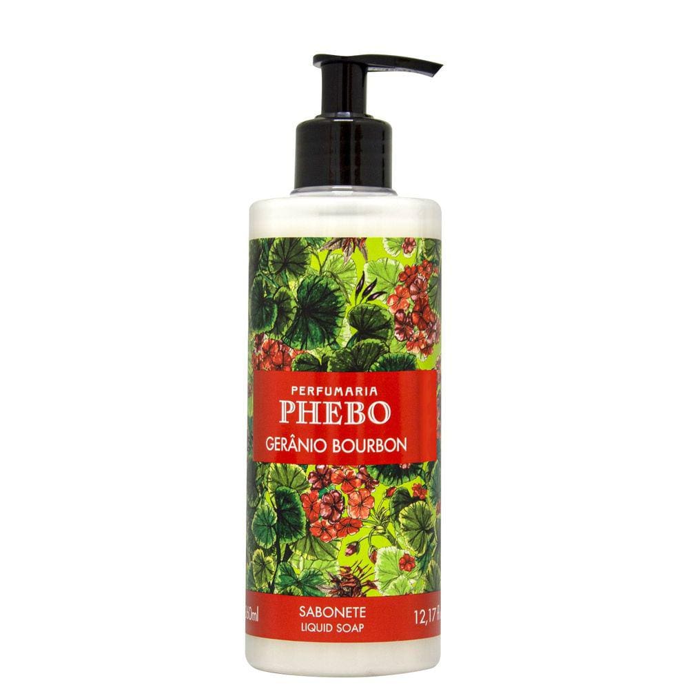Phebo Mediterrâneo Gerânio - Sabonete Líquido 360ml