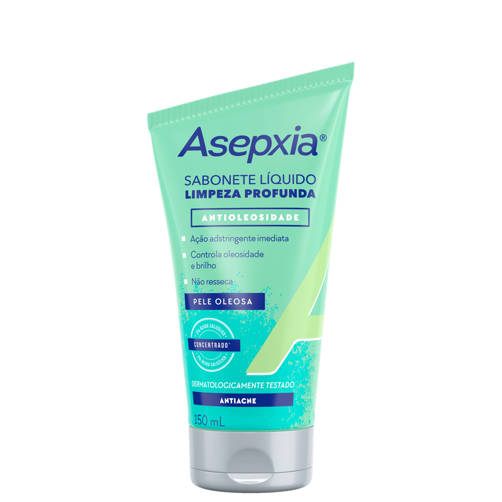 Asepxia Limpeza Profunda - Sabonete Líquido Facial 150ml