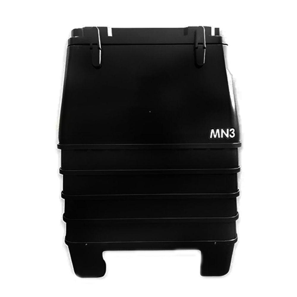 Bau Motoboy Reforçado 162 Litros Preto - Omega MN3