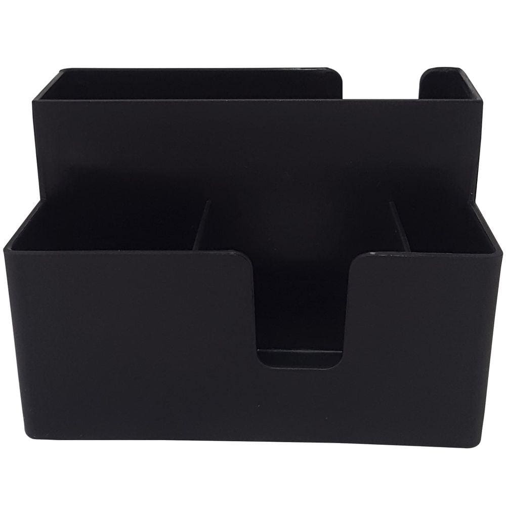 Conjunto 18 Porta Sachês Guardanapos e Açúcar Organizadores Multiusos para Bancada Coza Preto