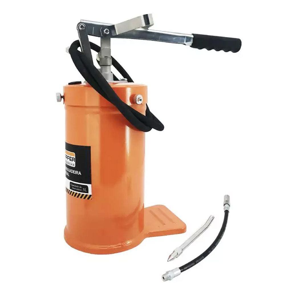 Bomba de Graxa Engraxadeira Graxeira Manual 10kg - Starfer