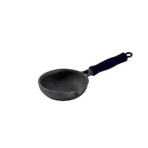 Frigideira P/Ovos Ferro Fundido Cabo Silicone Preta 15cm