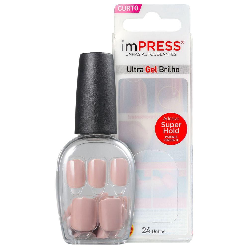 Kiss New York Impress Colorida Girlie Girl - Unhas Postiças