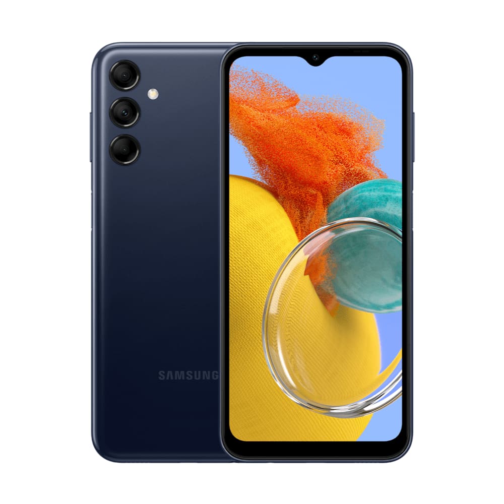 Smartphone Samsung Galaxy M14 5G, 128GB, 4GB RAM, Tela Infinita de 6.6"" Dual Chip - Azul Marinho
