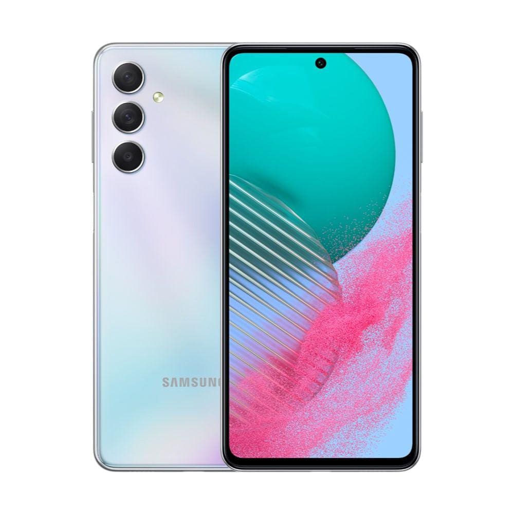 Smartphone Samsung Galaxy M54 5G, 128GB, 8GB RAM, Tela Infinita de 6.7"" Dual Chip - Prata