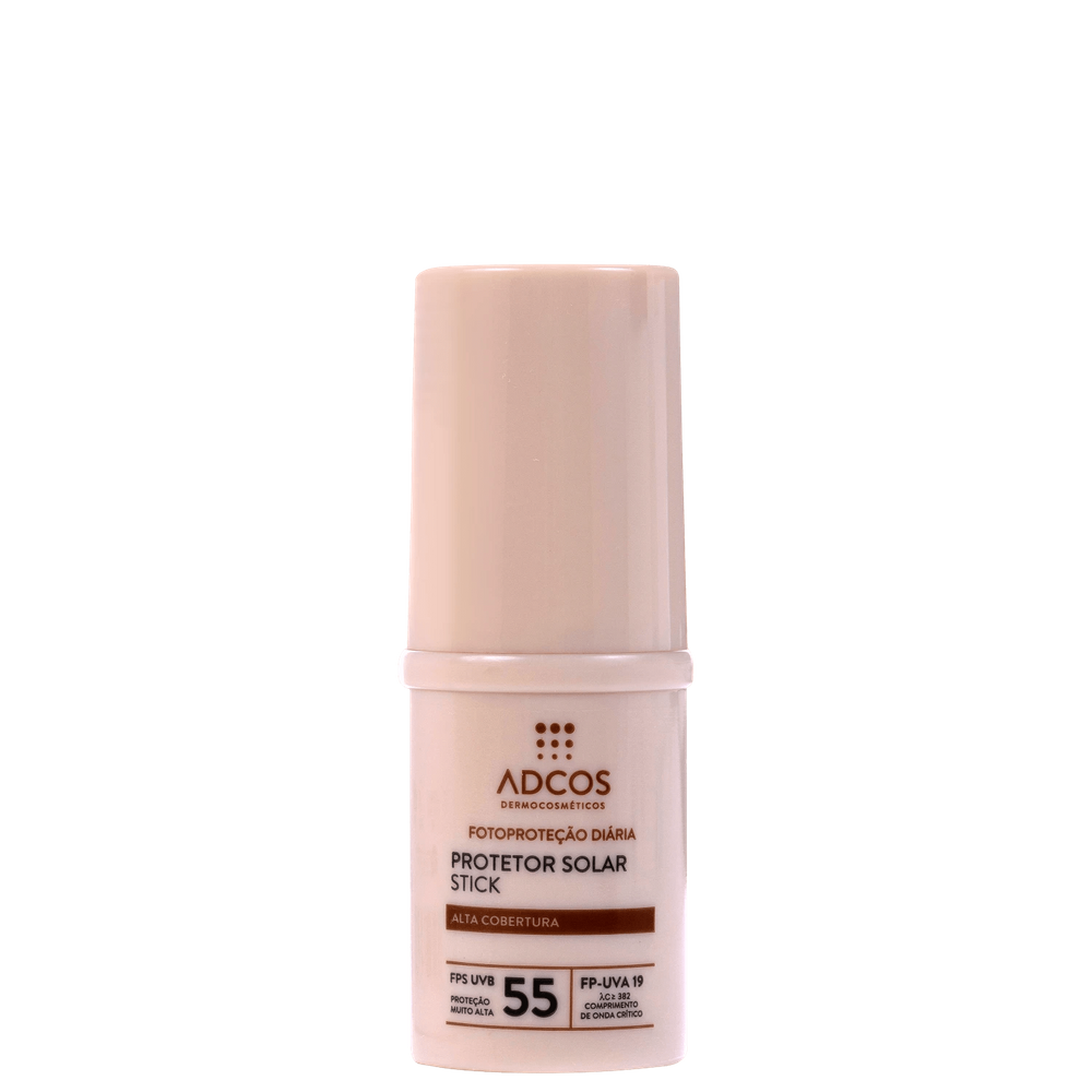 Adcos Fotoproteção Diária Tonalizante Stick FPS 55 Ivory - Protetor Solar com Cor 17g