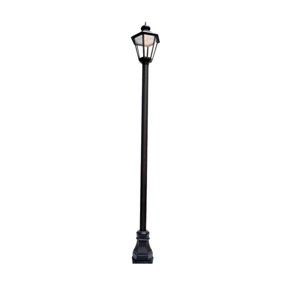 Poste Milano Jardim Luminária Italiana G Led Alumínio 410cm