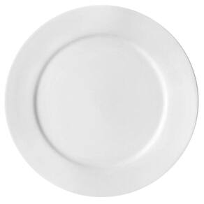 Prato de Sobremesa Redondo 18,5cm Bar Hotel Germer em Porcelana Branca