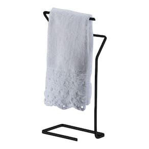 Suporte Porta Toalha De Pia Bancada Lavabo Aço Future Preto
