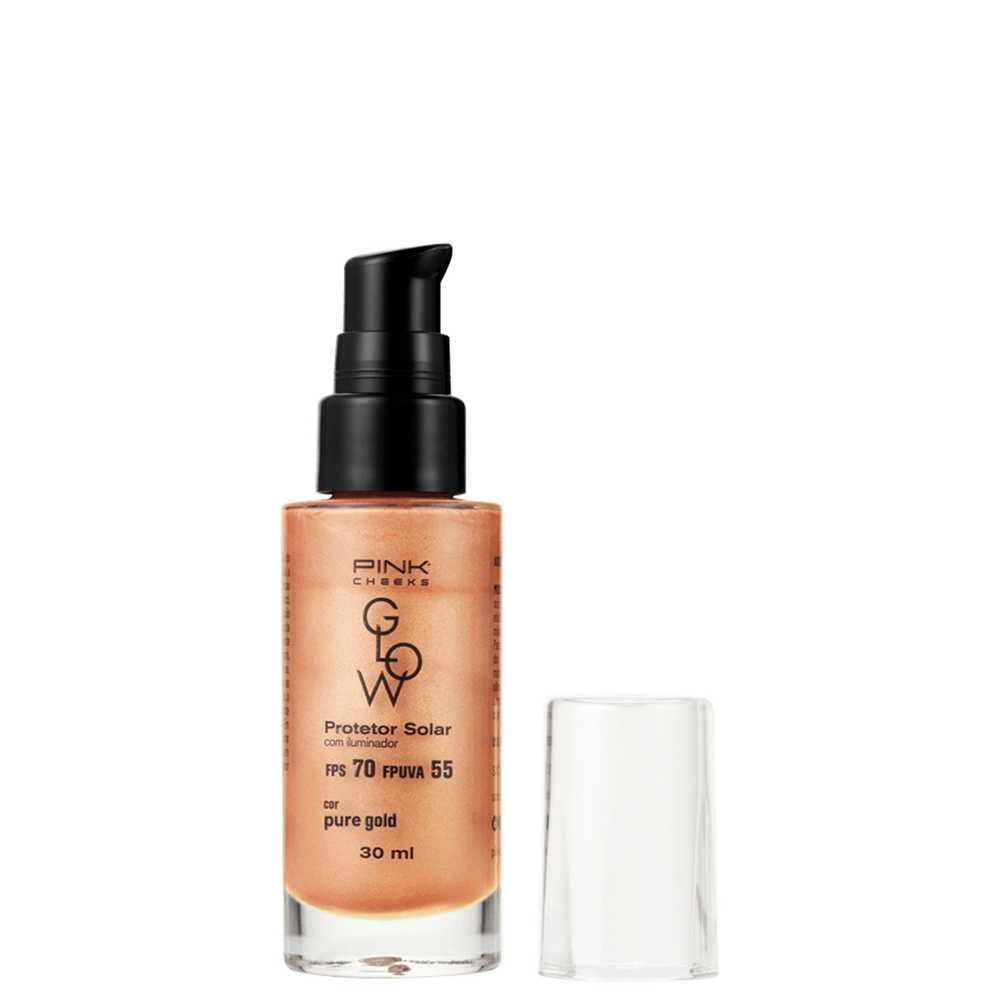 Pink Cheeks Glow FPS 70 Pure Gold Primer Multifuncional 30ml