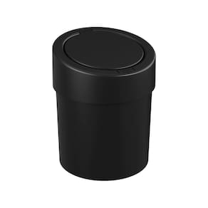 Lixeira para Cozinha Banheiro Press 5 Litros Preto - Coza
