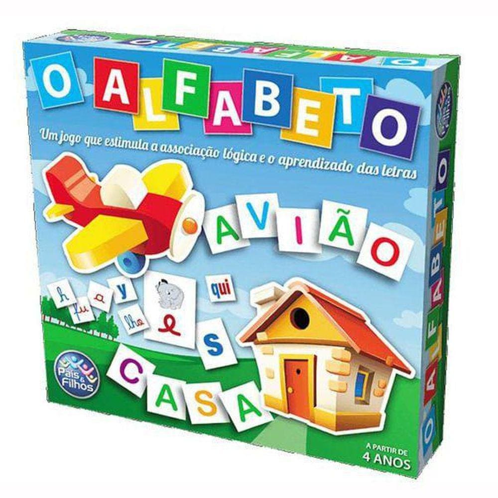 Alfabeto Jogo Educativo Estimula Brinquedos Pedagógicos