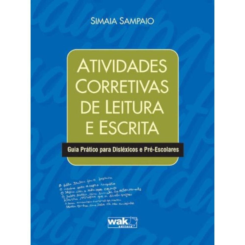 Atividades Corretivas De Leitura E Escrita