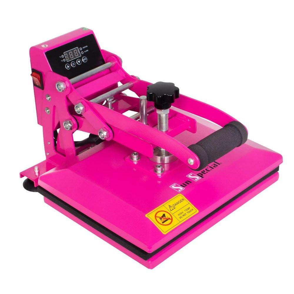 Prensa Térmica Plana Rosa SS-ZH-2122 220v - Sun Special