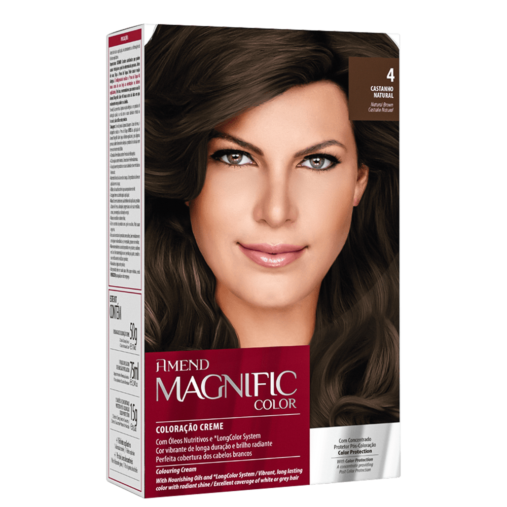 Amend Magnific Color 4 Castanho Natural - Coloração 200g