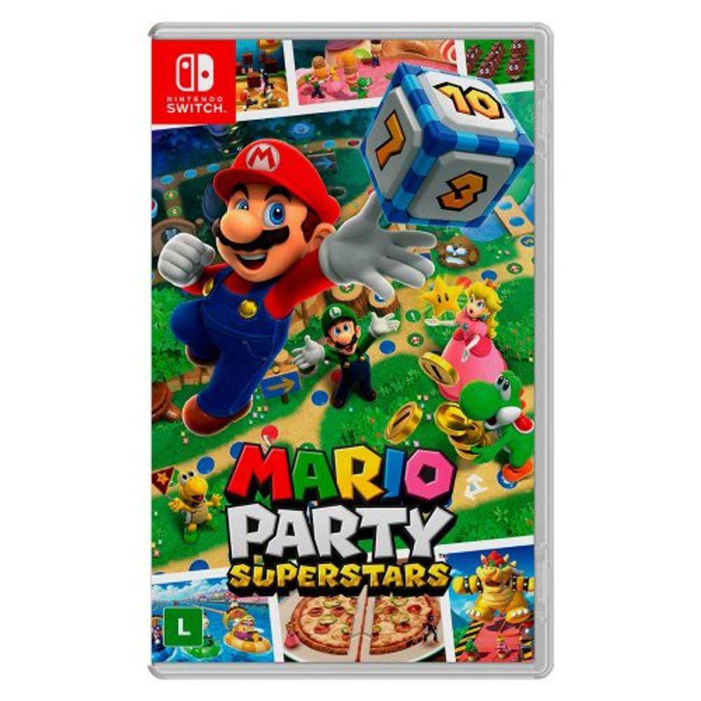 Jogo Mario Party Superstars Nintendo Switch Midia Fisica