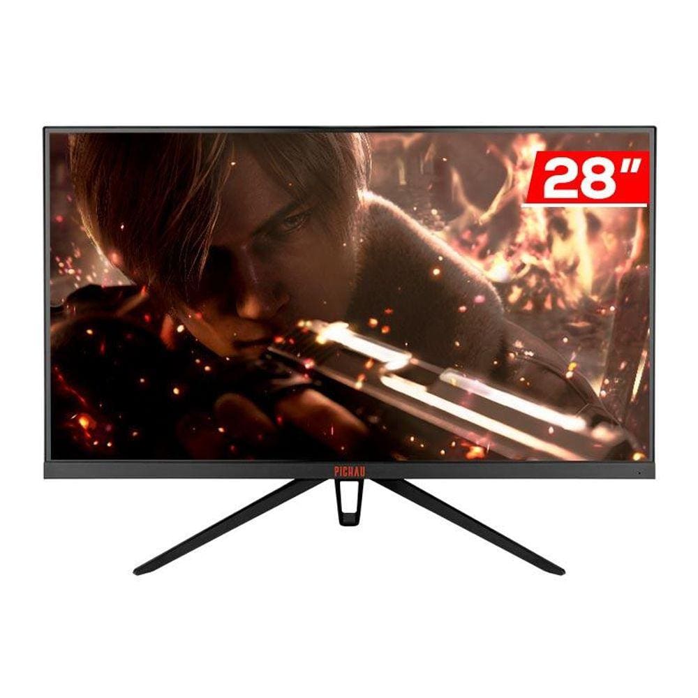 Monitor Gamer Pichau Centauri SPRO28, 28 Pol., IPS, 4K UHD, 1ms, 144Hz, FreeSync, G-Sync, HDMI/DP, PG-CTSP28-BL01