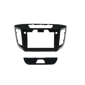 Moldura 9 pol. Hyundai Creta 14 a 21 - Preta c/ Friso - Fiamon