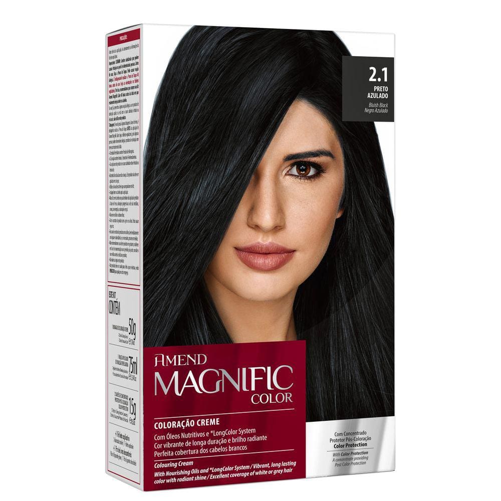 Amend Magnific Color 2.1 Preto Azulado - Coloração 200g