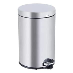 Lixeira Multiuso Aço Inox 12l Pedal Balde 43x27x27cm Brinox