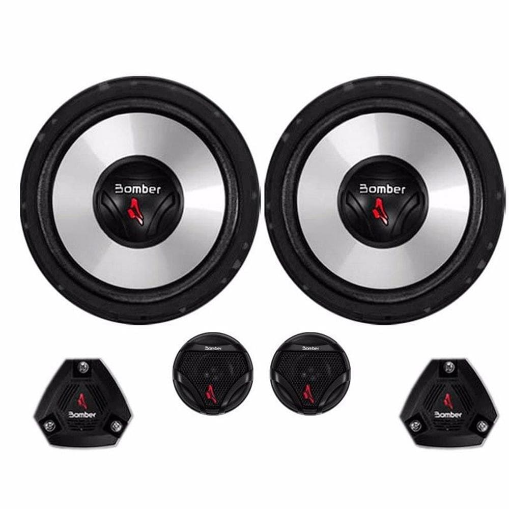 Kit Com 2 Alto Falantes Eastech Mid Bass 4 Polegadas 6 Ohms 50 W