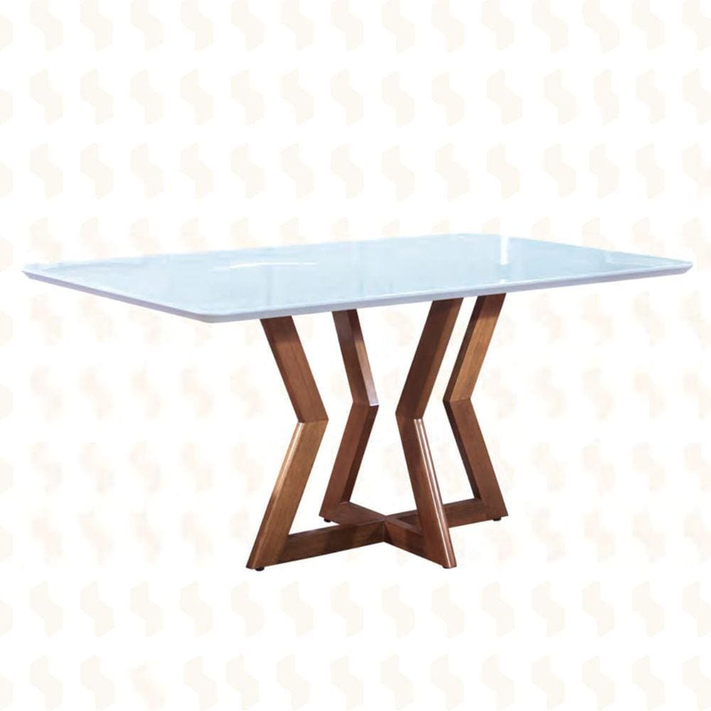 Mesa de Jantar Retangular Madeira Maciça - Ibiza-1,60 x 0,80 metros - Art Salas